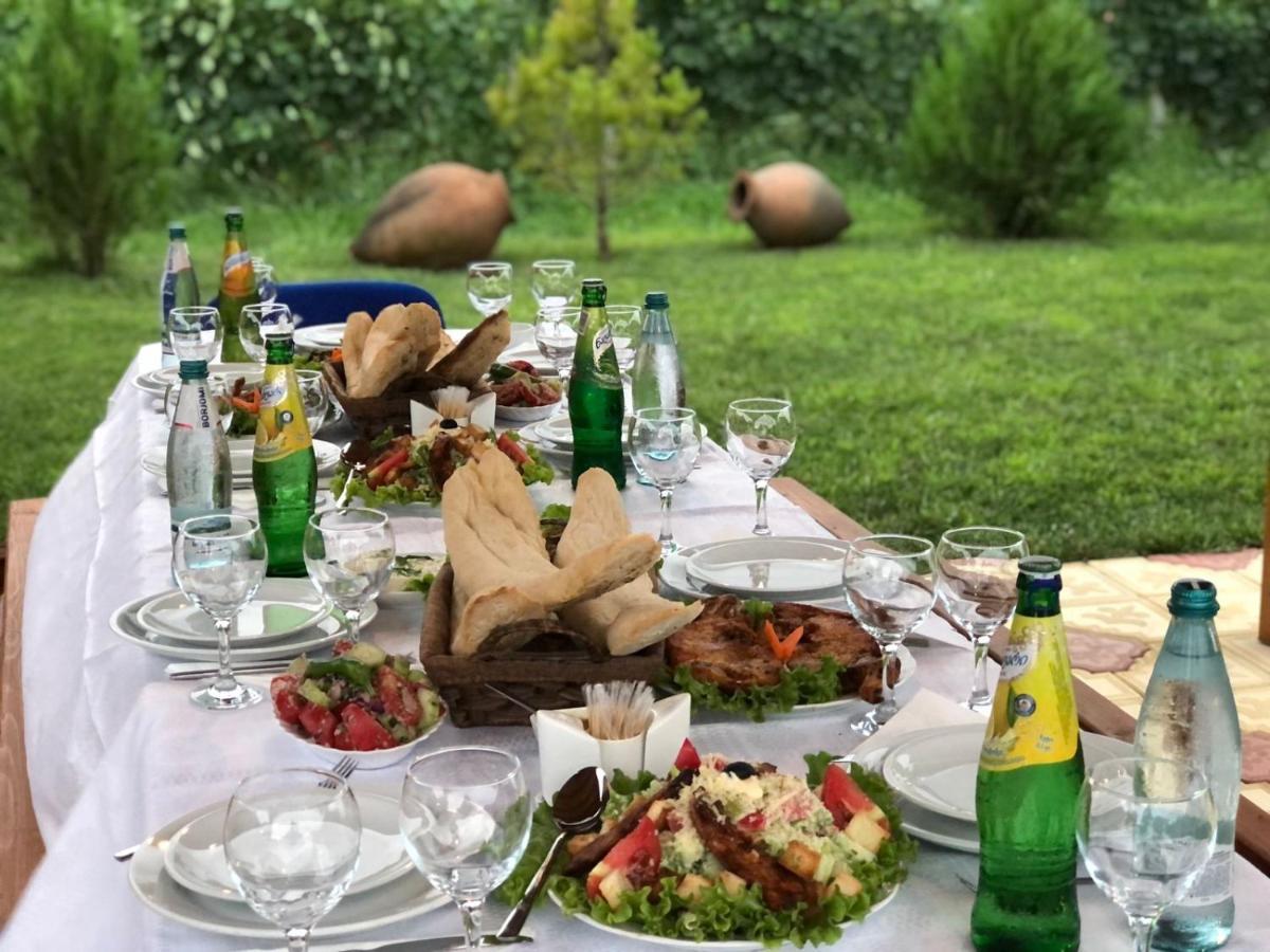 Finca Idoize Camping Hotel Akhmeta 외부 사진